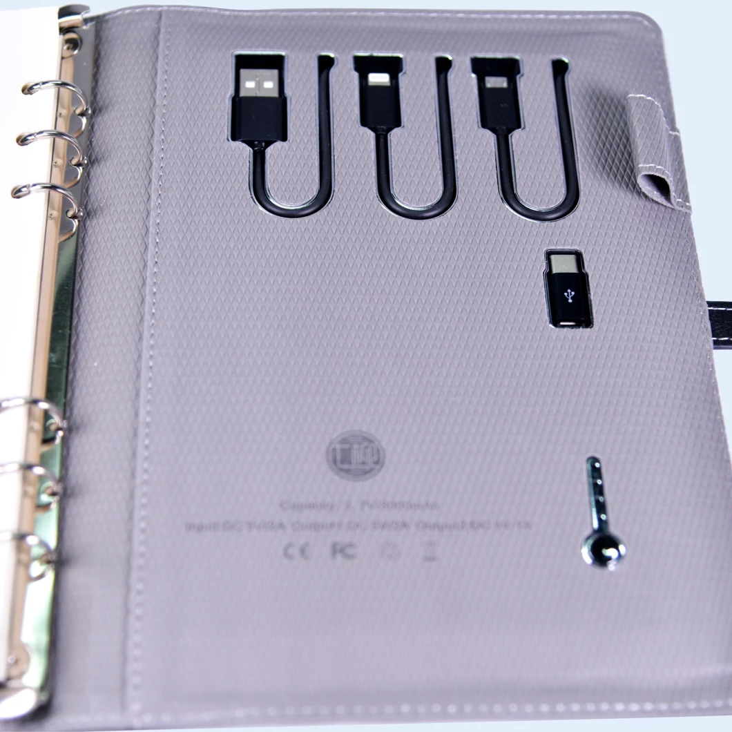 2023 Hot Selling Notebook with Power Bank Book Printing Service